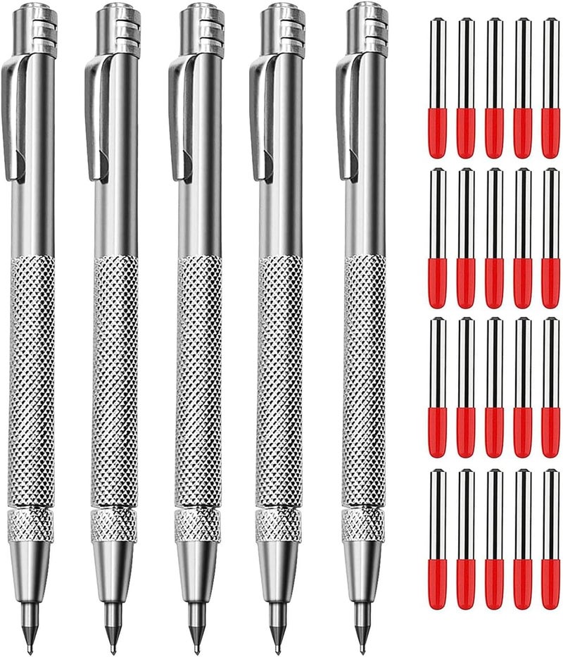 Ofasixx 5+20 Tungsten Carbide Metal Scribe Scriber Tool & Engraving Pen Set, No Need Sharpening, More Accurate&Quicker, Magnetic Design, Metal/Leather/Glass/Wood Layouts Choice - Image 1